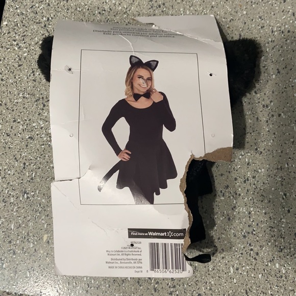 Halloween 3 Piece Cat Kit Costume - Picture 2 of 3